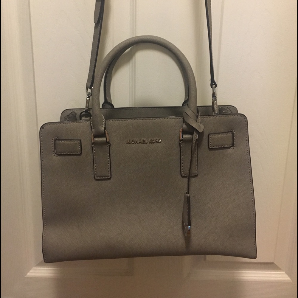 Gray Michael Kors tote